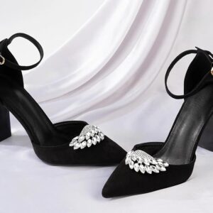 Crystal Wings Rhinestone Shoe Clips Wedding Buckle DIY Bride Shoe Decorative Charms Blue Clothing, Shoes & Accessories | Womens Accessories | Shoe Charms